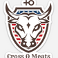 Cross O Meats Sticker Set