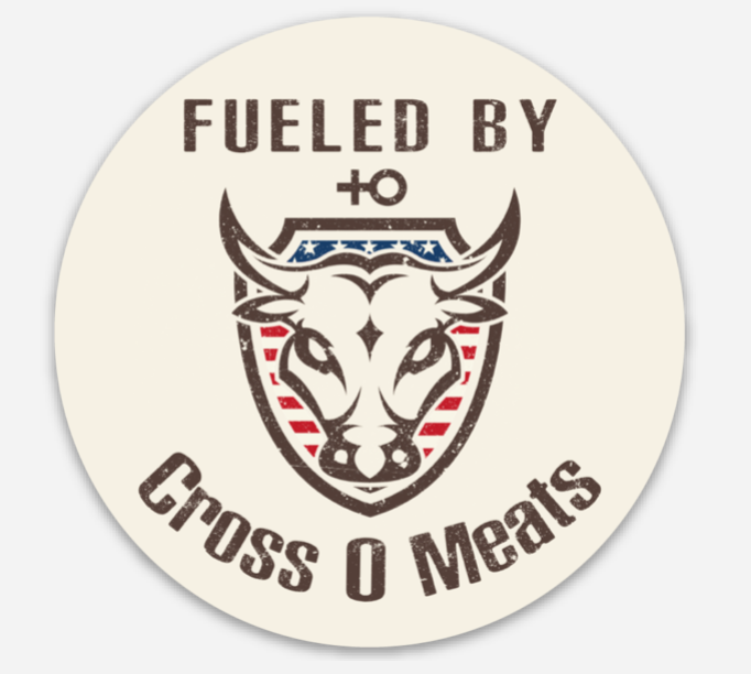 Cross O Meats Sticker Set