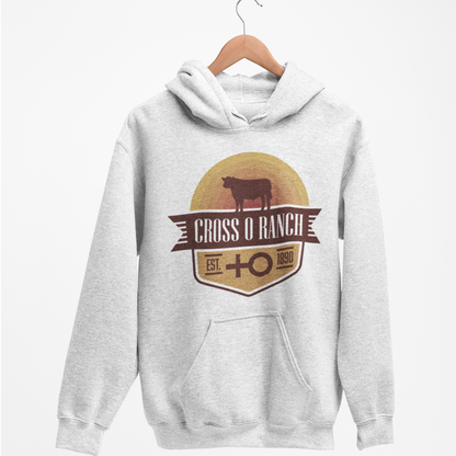 "A Cross O Sunset" Heather Grey Hoodie