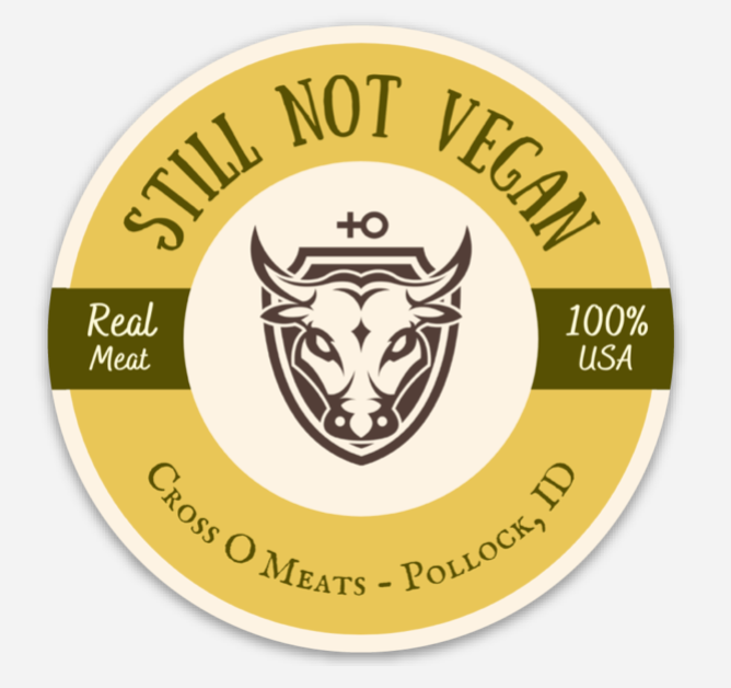 Cross O Meats Sticker Set